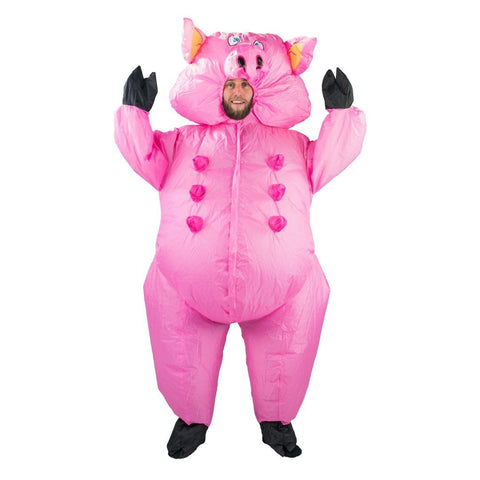 Aufblasbares Schwein Kostüm