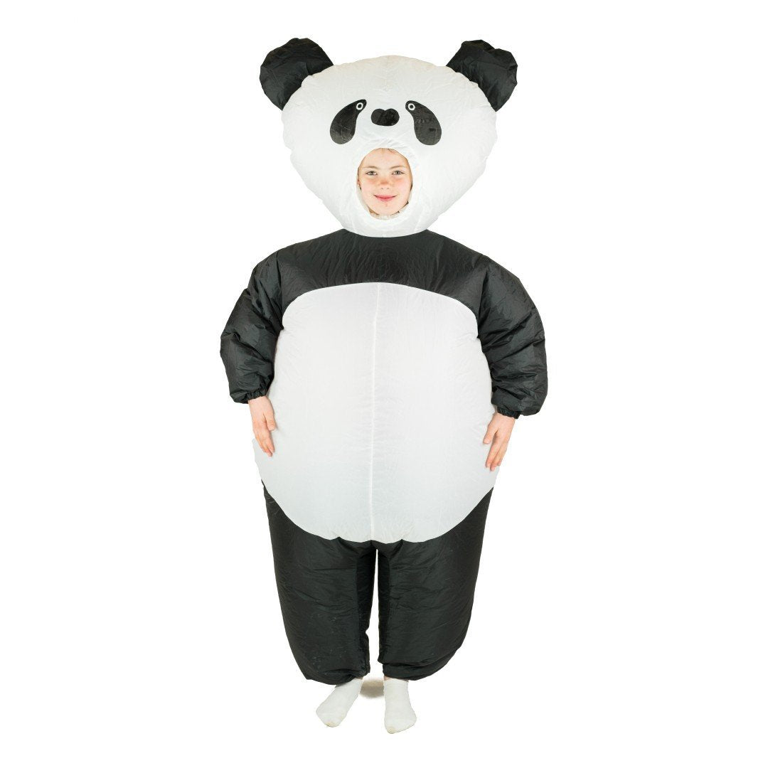 Aufblasbares Panda Kostüm für Kinder