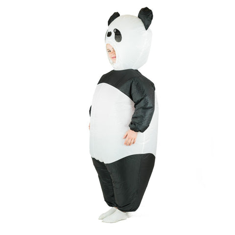 Aufblasbares Panda Kostüm für Kinder