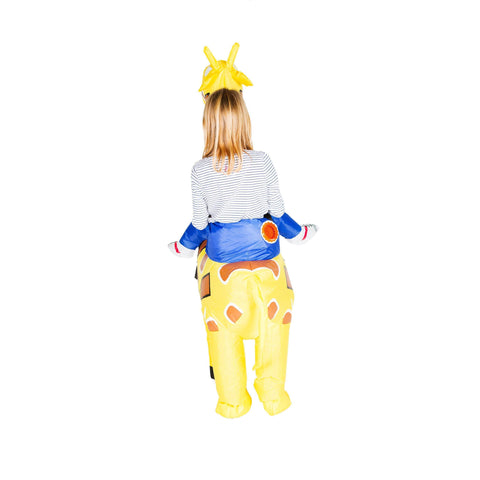 Aufblasbares Giraffen Kostüm für Kinder