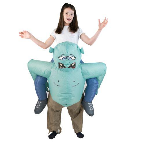Aufblasbares Lift You Up® Troll Kostüm Für Kinder