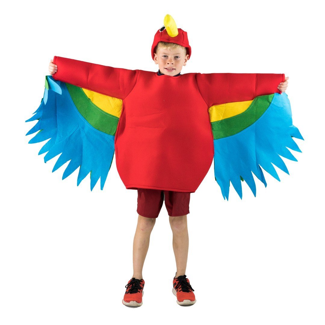 Papagei Kostüm für Kinder