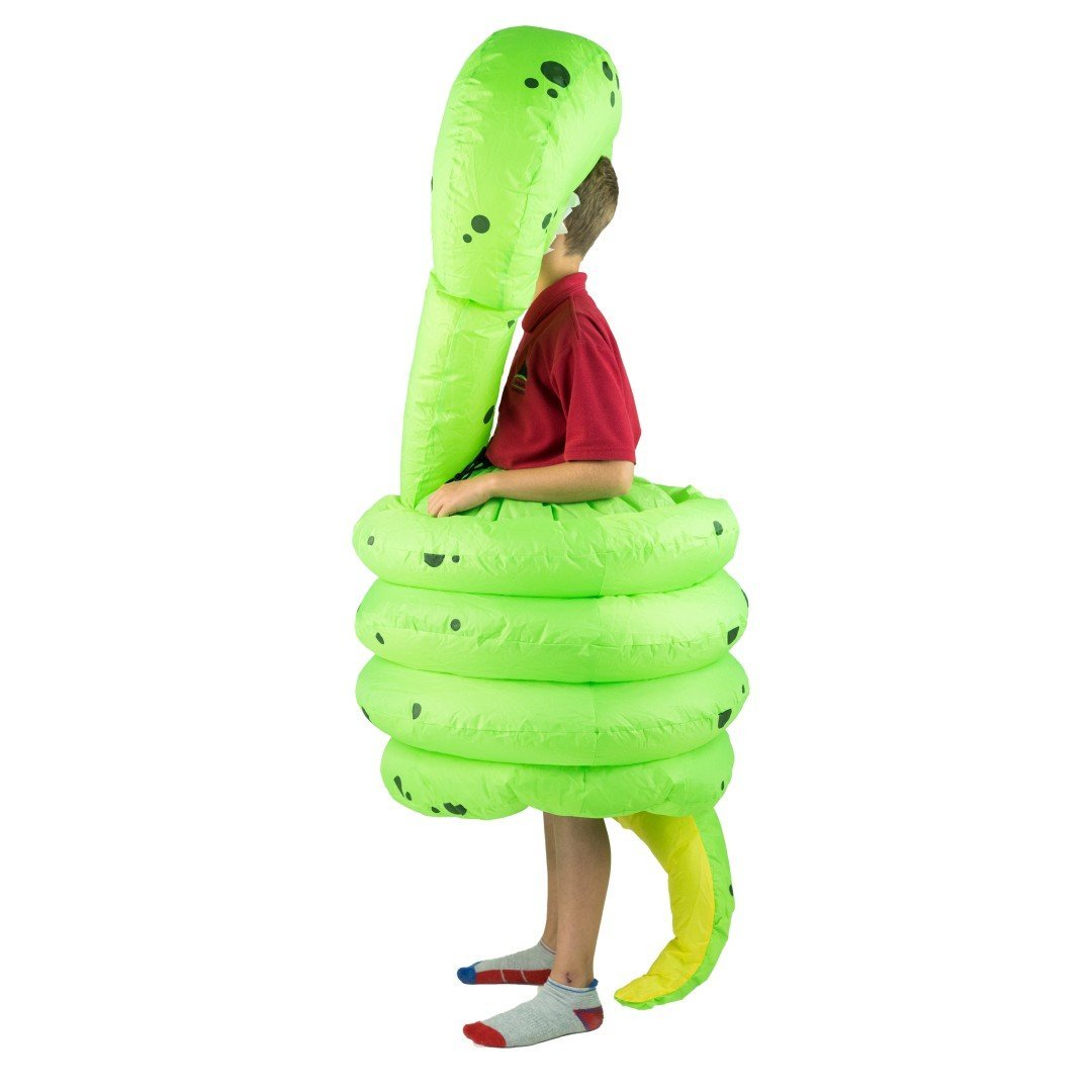 Aufblasbares Schlangen Kostüm für Kinder
