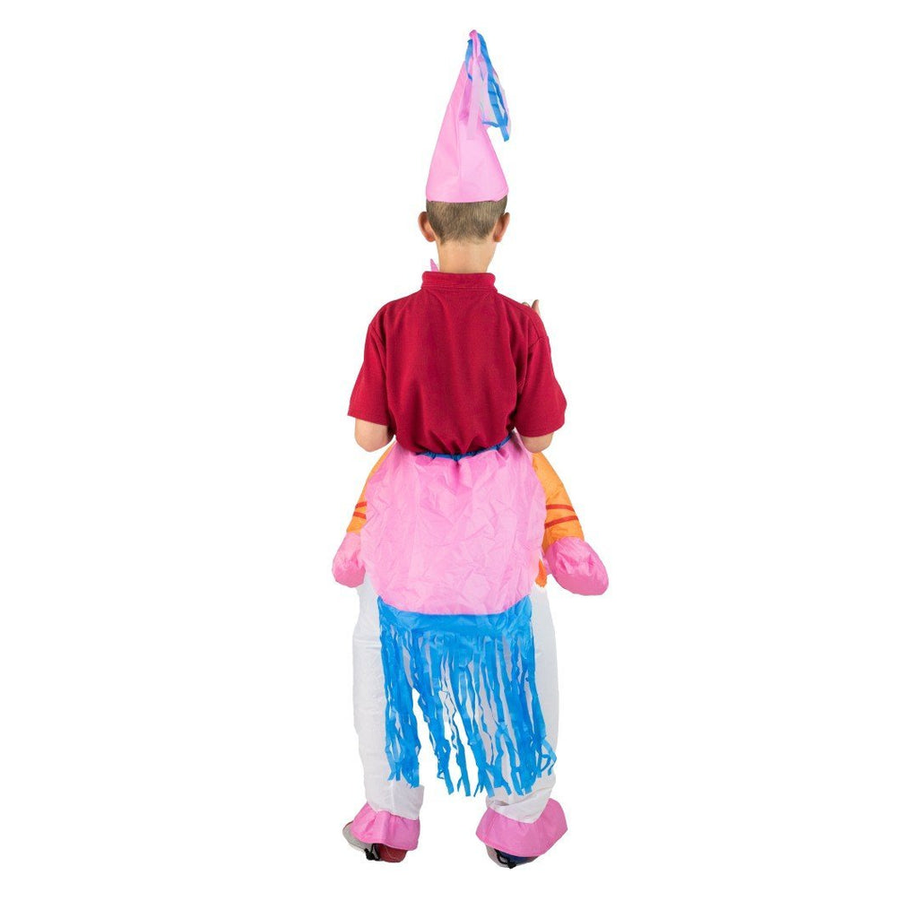Aufblasbares Einhorn Kostüm für Kinder