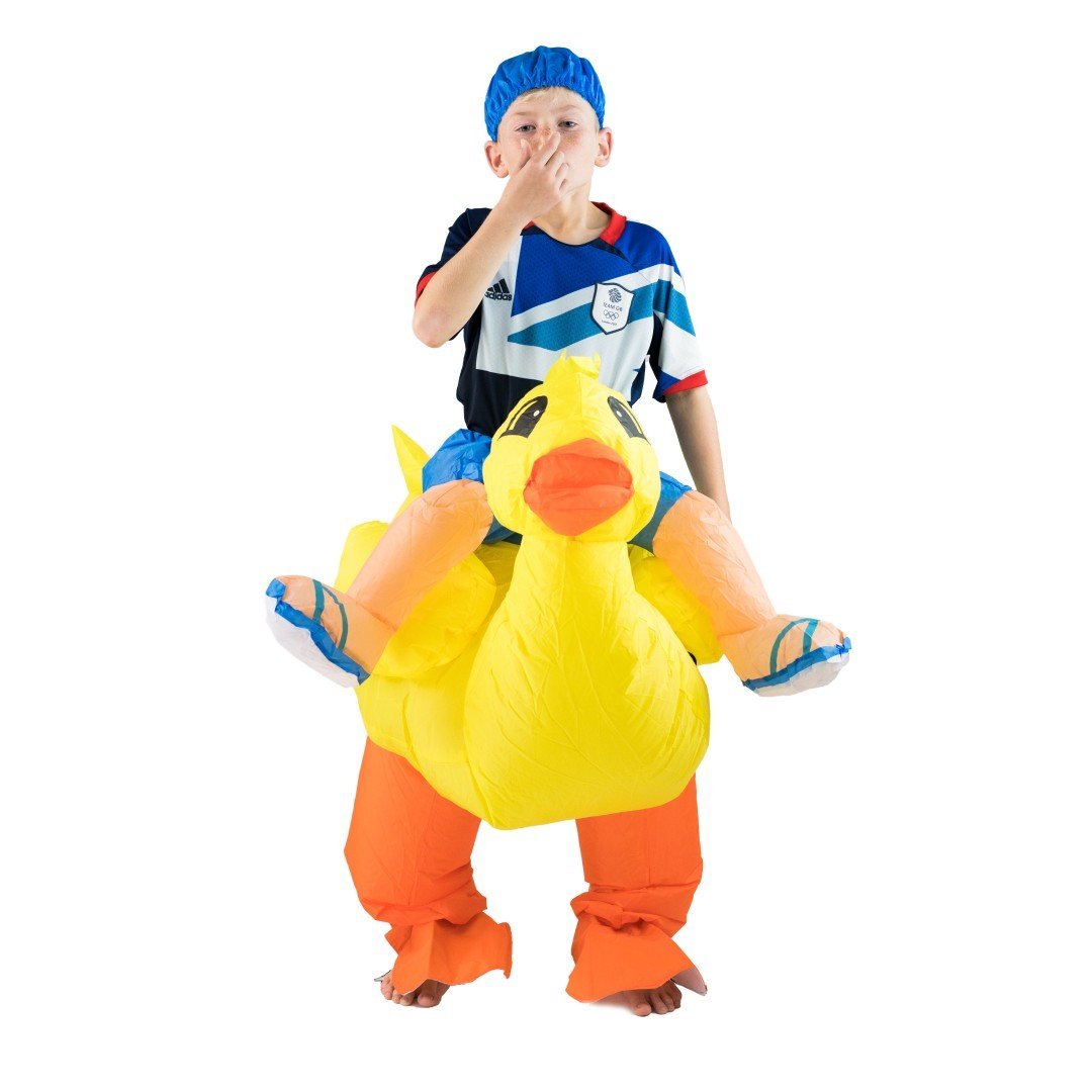 Aufblasbares Enten Kostüm für Kinder