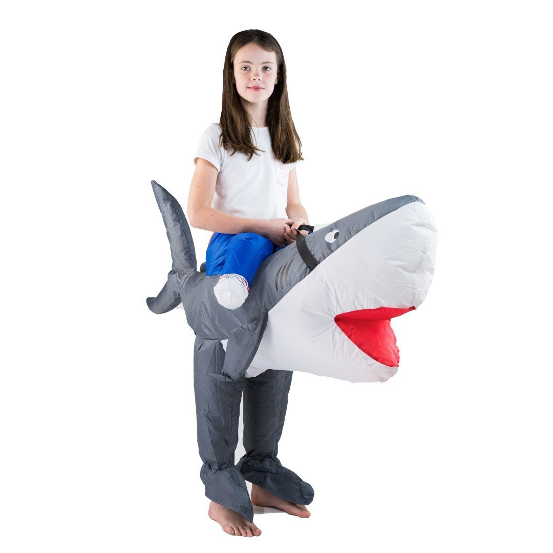 Aufblasbares Hai Kostüm für Kinder