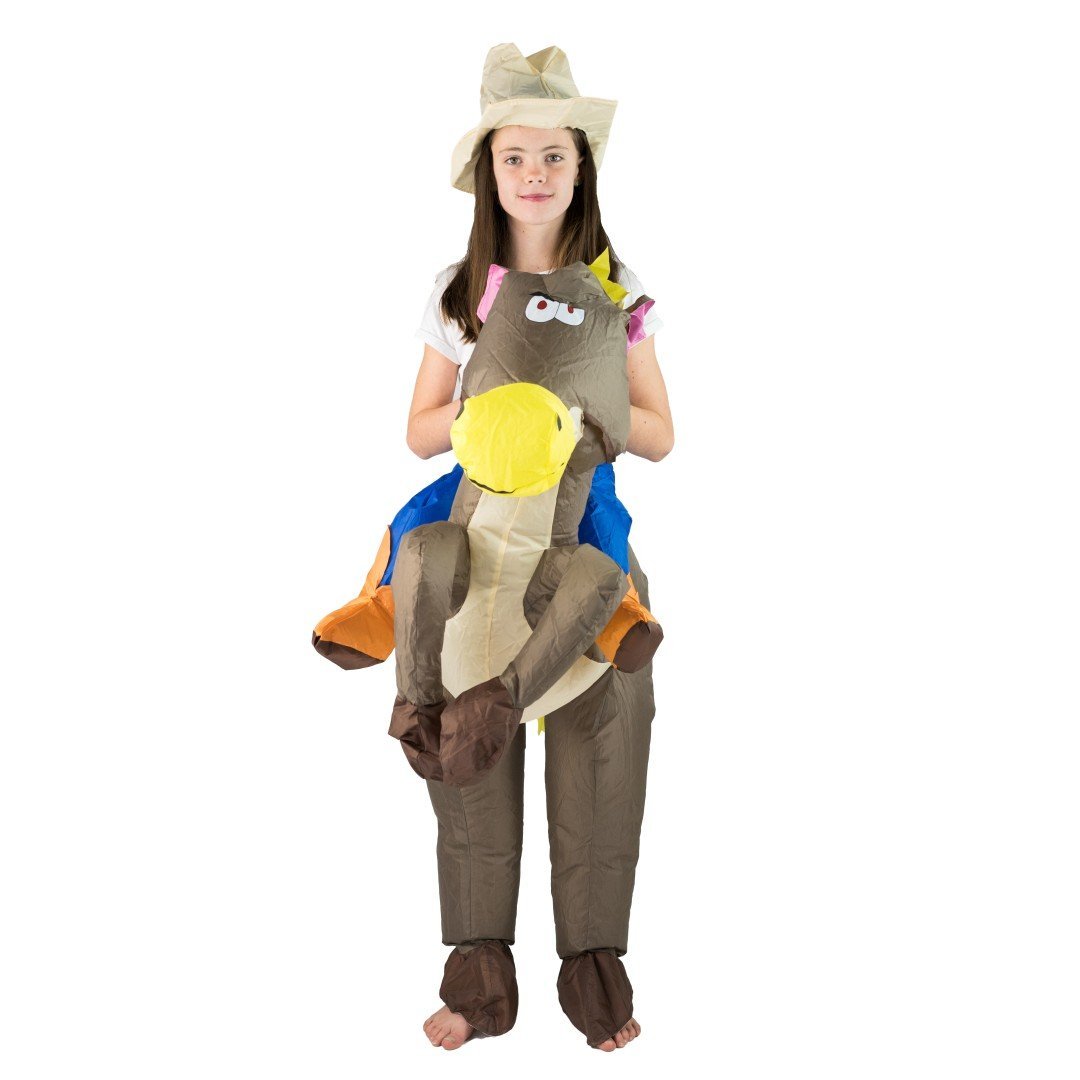 Aufblasbares Cowboy Kostüm für Kinder