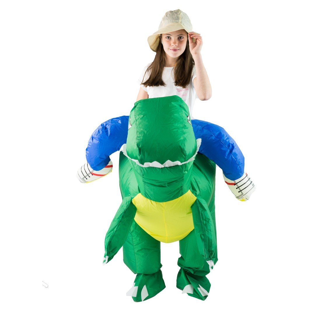 Aufblasbares Dinosaurier Kostüm für Kinder