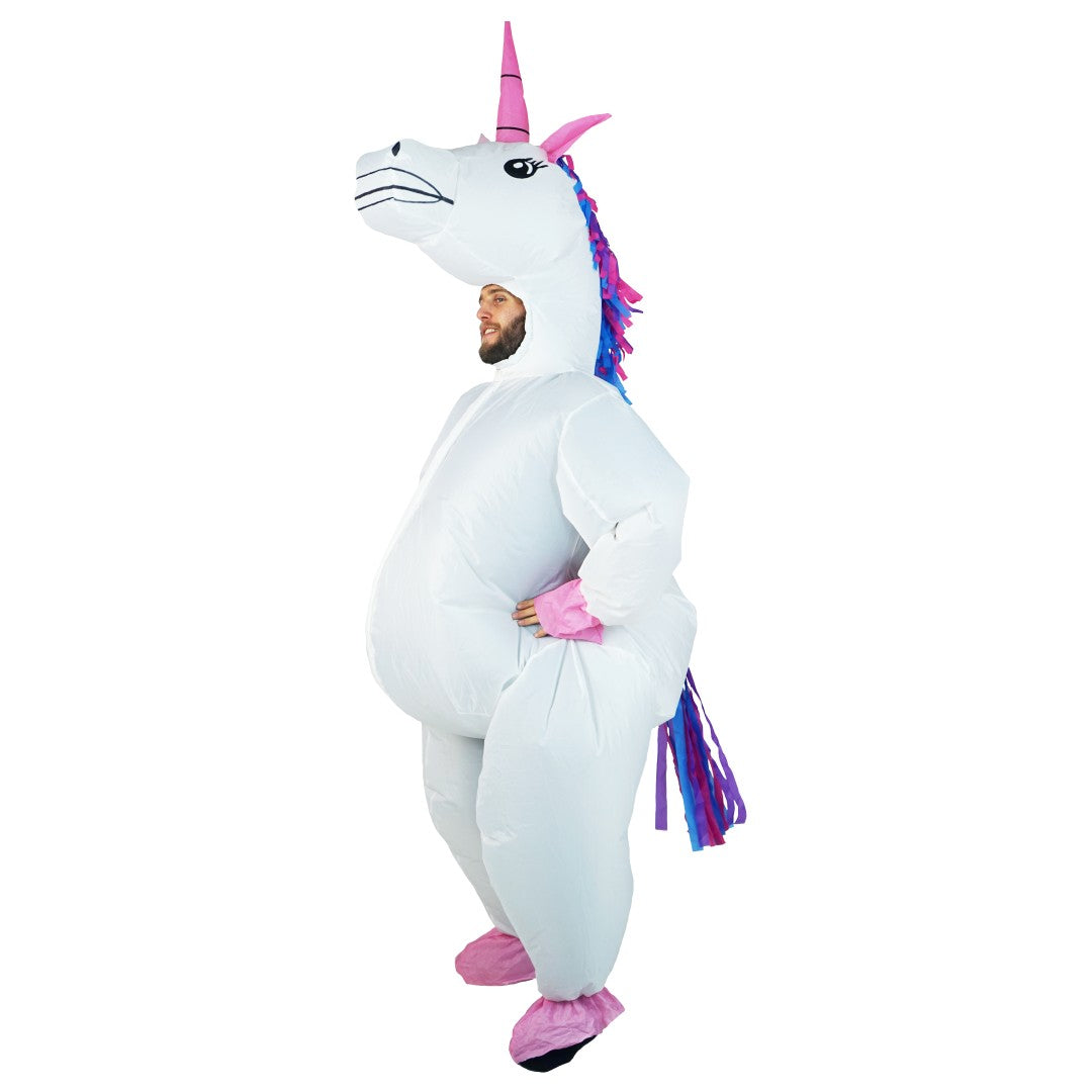 Aufblasbares Deluxe Einhornkostüm