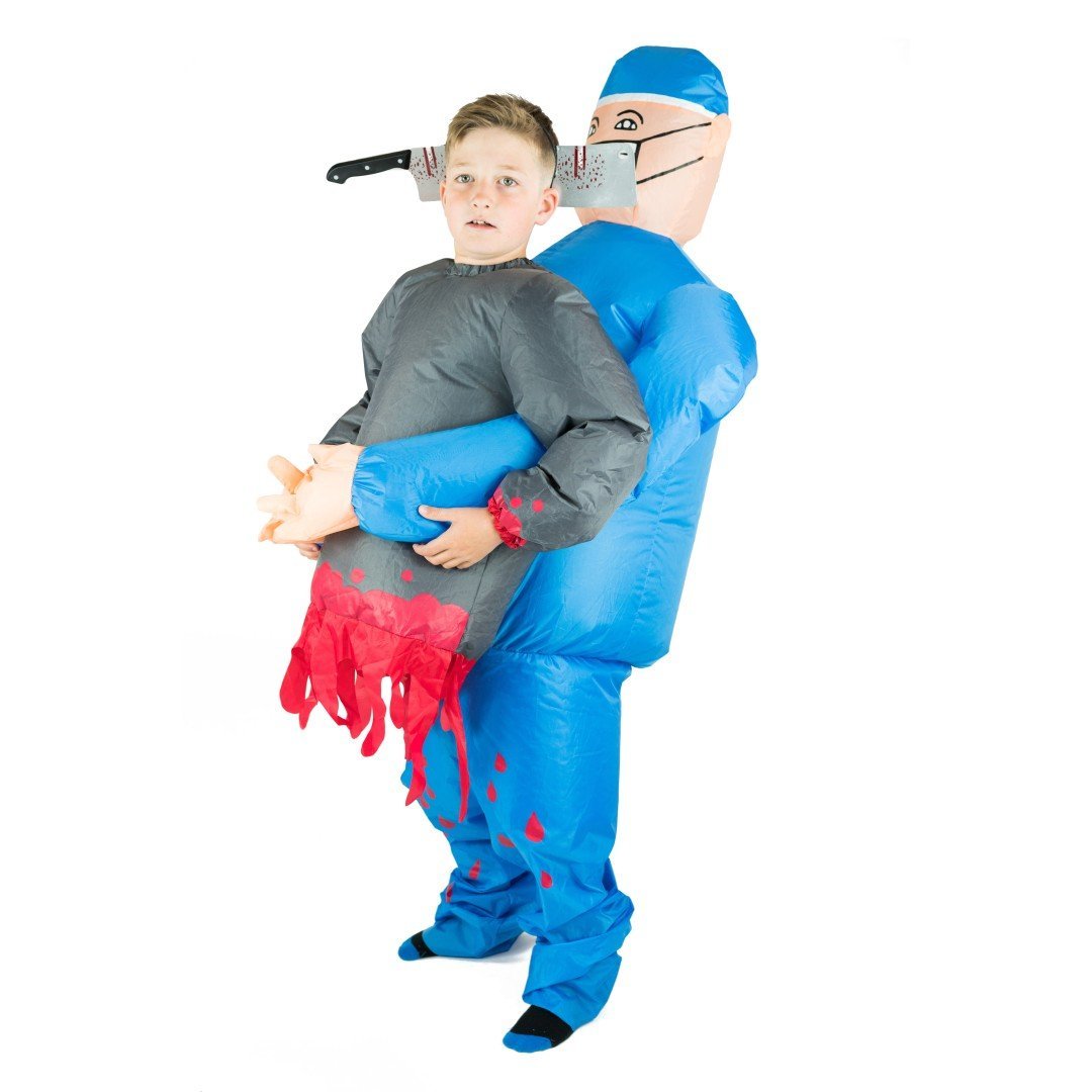 Aufblasbares Lift You Up® Doktor Kostüm für Kinder