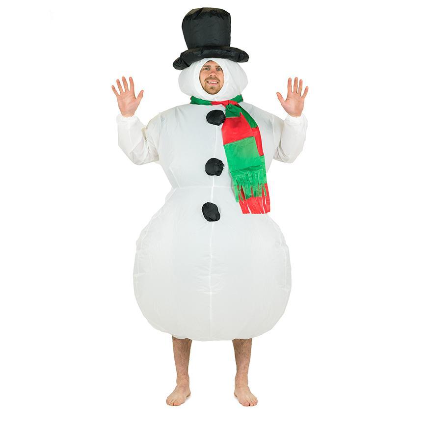 Aufblasbares Schneemann Kostüm