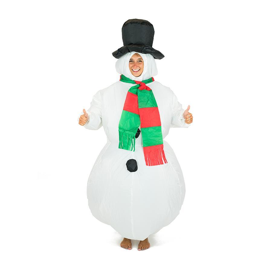 Aufblasbares Schneemann Kostüm