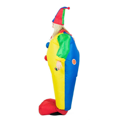 Aufblasbares Clown Kostüm