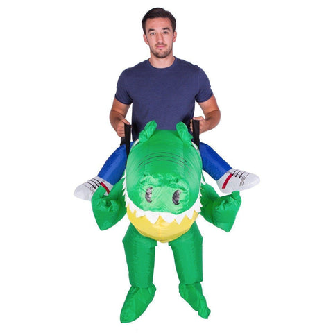 Aufblasbares Krokodil Kostüm