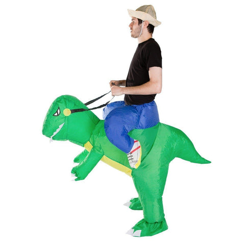 Aufblasbares Dinosaurier Kostüm