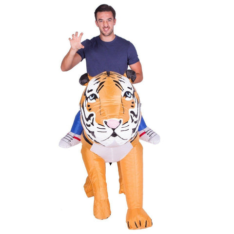 Aufblasbares Tiger Kostüm