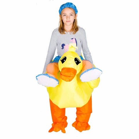 Aufblasbares Enten Kostüm für Kinder