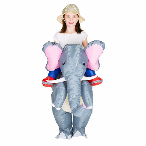 Aufblasbares Elefanten Kostüm für Kinder