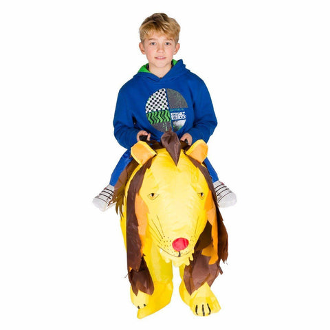 Aufblasbares Löwe Kostüm für Kinder